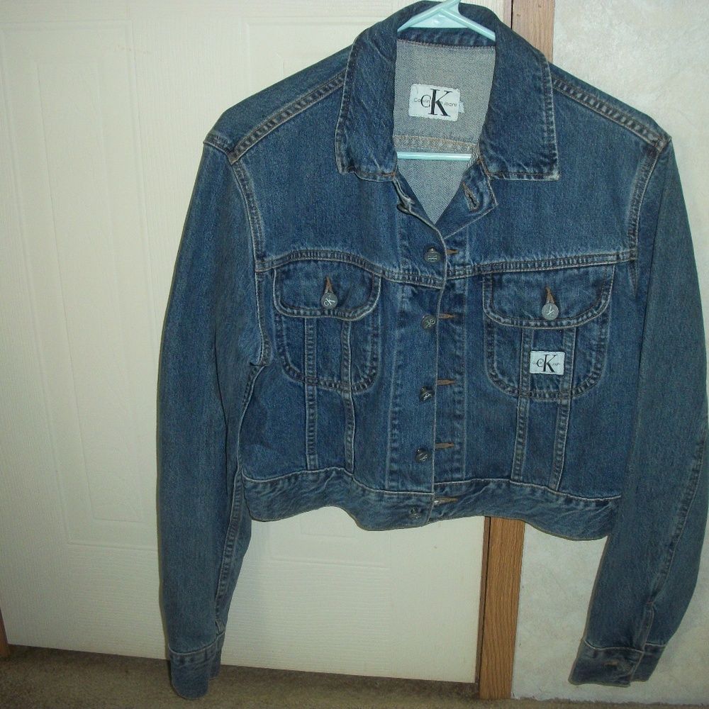 CK cropped jacket